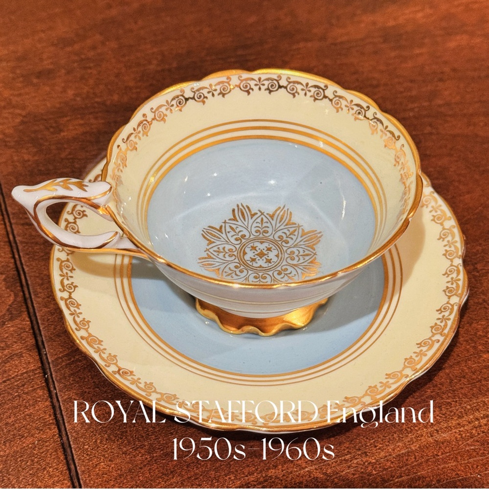 ROYAL STAFFORD England Vintage Bone China Teacup & Saucer